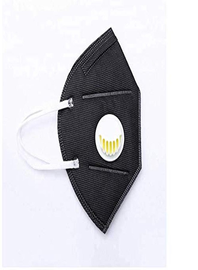 VDHJA reusable anti pollution dust mask for pollution men bikers women kids with level filtration technology activated carbon filter with easy exhalation valve for allergy sinus asthma respirator - Image 4